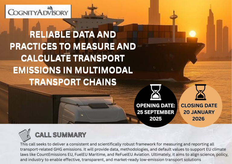Reliable data and practices to measure and calculate transport emissions in multimodal transport chains