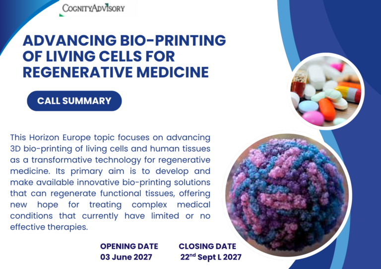 Advancing bio-printing of living cells for regenerative medicine