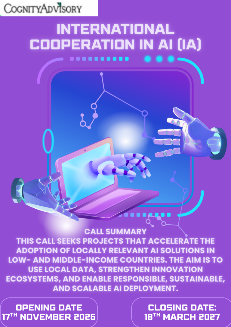 Purple Blue Futuristic Quantum Computing Technology Poster